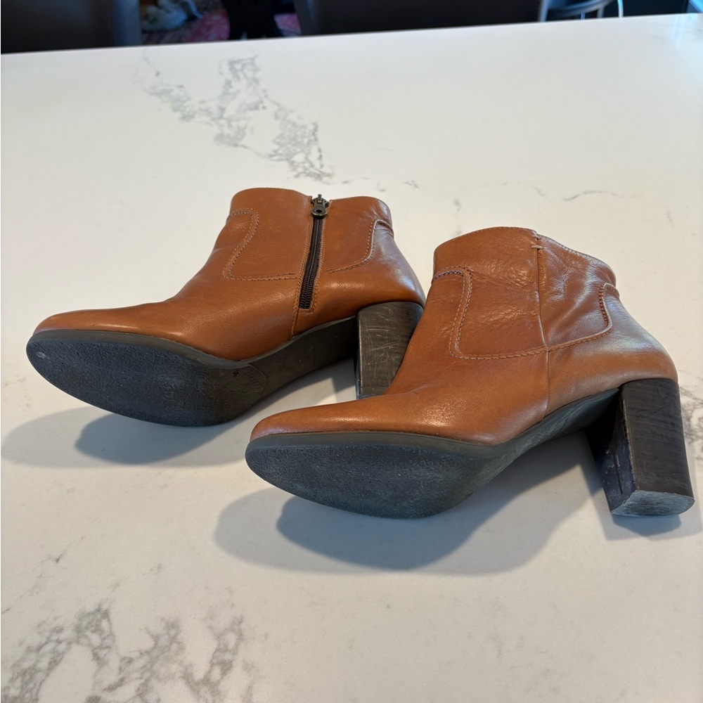Pedro Miralles Tan Leather Ankle Boots